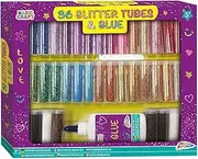 Grafix - 36 Glitter Tubes & Glue (100041)