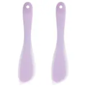 2 Pcs Silicone Spatula Cake Pizza Dessert Tool Cream Butter Spatulas