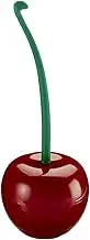 Cherry Toilet Brush Set, Creative Toilet Brush, Toilet Brushes with Holder, Long Handle Cute and Functional Brush with Holder, Designed to Add a Creative Touch to Your Bathroom Decoration
