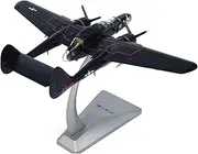 Alloy USA Air Force P-61B Black Widow Fighter Aircraft Model 1:72 Toy Simulation Science Exhibition Model