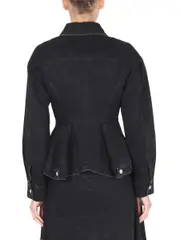 [Alexander McQueen] Alexander McQueen-Hybrid Denim Jacket-Donna 38