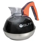 Easy Pour Commercial 12-Cup Coffee Decanter, Orange, 6101.0101