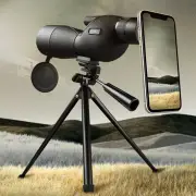 IPRee 25-75x60 HD Spotting Scope Powerful Monocular Zoom Telescope BAK7 Prism Waterproof for Birdwatching Target Shootin