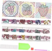 UPKOCH 1 Set Diamond Art Window Decor Kit DIY Suncatcher Craft for Boys Fun Indoor Activity for Early Education Motor Skills Development Christmas Present