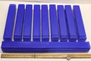 x2 Large plastic containers Telescopic Tubes 32 x 390mm mill drill tool protect
