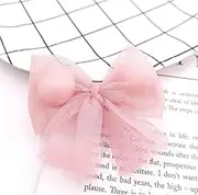 NingPower 20 Pcs Mesh Bows, Double Hairball Bowknot for Crafts, Sewing, Hair Clip Making, Clothing Accessories