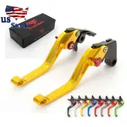 CNC Gold Brake Clutch Levers For Kawasaki NINJA300R 2013-2019 Ninja400 2018-2020