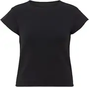 [Spanx] Women's Very Black Powder Airessentials Cap Sleeve Top