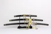 ONE set 3 Kill Bill Devil Katana Wakizashi Tanto Mild Sharp AU