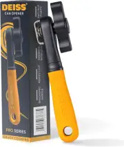 Deiss Pro Heavy Duty Can Opener Manual Smooth Edge Handheld Opener Soft Touch