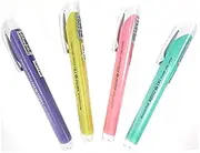 Xeno Tri Knock Type Refillable Eraser Holder with PVC-Free Eraser Lead Refill : 1 Eraser with Refill 1 Set