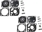 Carburetor Repair/Rebuild Kit Replaces ZAMA RB-52 For Echo PB-1000 PB-1010 ES1000 ZAMA C1Q-P18 C1Q-P22 C1Q-P24 C1Q-P26 C1U-K26 (Pack of 2)