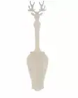 SABRE PARIS, REINDEER HOLIDAY / CHRISTMAS PEARL CAKE / TART ACRYLIC SERVER, NEW