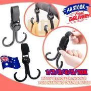 Portable Stroller Hooks for Hanging- Diaper Bags Stuff-Organizer Groceries RO