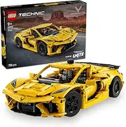 LEGO Technic Chevrolet Corvette Stingray Race Car Toy for 9+ Year Old Boys & Girls, Kids Toy Vehicle Set with 8-Cylinder Engine, Collectible STEM Model Building Kit for Car Fans 42205