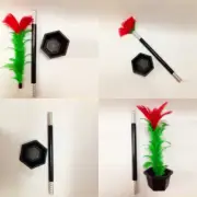 1 Set magic wand to flower magic tricks toys for adults kids show prop toy`yk