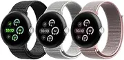 [BlackPro] Compatible with Google Pixel Watch 2/Pixel Watch 1 Band, Adjustable Breathable Sport Strap for Google Pixel Smartwatch Men Women