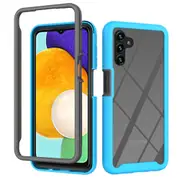 MCC Shockproof Bumper Case Samsung Galaxy S24+ Plus Clear Back Cover S926 [Sky Blue]