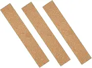 HOODANCOS 3pcs Self-Adhesive Cork Strip Wall Sticker Cork Board Strips for Office Memo Board