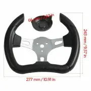11" 277mm Racing Steering Wheel For Sport Kart Racing Go Kart Golf Cart Buggy