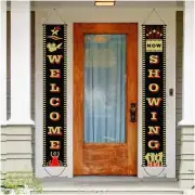 CineFest Extravaganza: Ultimate Movie Night Decor Set - Porch Sign, Banners, and