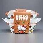 Hello Kitty Thanksgiving Fall Ceramic Mini Loaf Pan Set of 2 4"