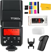 GODOX TT350C TTL Canon Camera Flash Speedlite 2.4G Wireless HSS 1/8000s GN36 Mini Flash Speedlight, fit for Canon Camera 5D Mark III 80D 7D 760D 60D 600D 30D 100D 1100D Digital X, etc