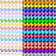 200 PCS Luminous Mini Resin Ducks Glow in The Dark Tiny Duck for Garden Christmas Birthday DIY Decoration Craft