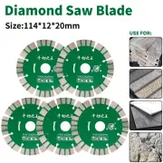 114x20mm Diamond Cutting Grinding Disc Wheel Stone Cutting Tool F Angle Grinder