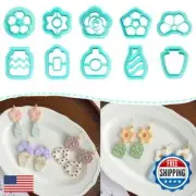 Meeeyya Polymer Clay Cutters, Floral Shape Clay Cutters,Polymer Clay Cutters