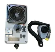 United Marine Communications Speaker UM-RIMA Boat Speaker w/ Shure 577B Mic
