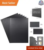 Flexible Texture ABS Plastic Sheets 12" x 16" x 0.06" 6 Pack - Crafters' Choice