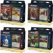 MTG Fallout Commander Deck Set of 4 - Magic the Gathering - Brand New Sealed