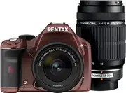 [Pentax] Digital SLR Camera K-x Double Zoom Kit Metal Brown/Black 086