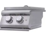 Blaze LTE+ Double Side Burner w/ Lid, Stainless Steel, LP, BLZ-SB2-LTE3-LP