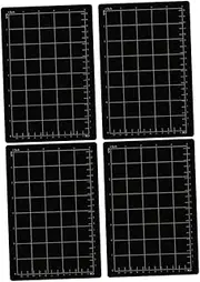 MUELODSIC Magnetic Knife Rest Tool Mat Pcs Grid Pattern Rubber Iron for Mechanics Crafting