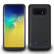 E29 For Samsung Galaxy S10e 5000mAh Rechargeable Extended Battery Power Bank Kickstand Design Soft T