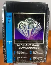 SEALED Commodores: Midnight Magic ~ NOS ~ 8 Track Tape With Tape Cap ~ NICE!