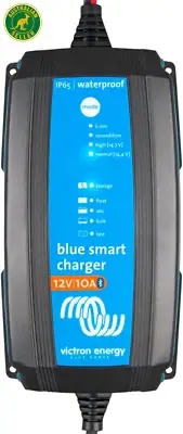 Blue Smart IP65 12-Volt 10 Amp 230V, Battery Charger, Bluetooth (AU/NZ)