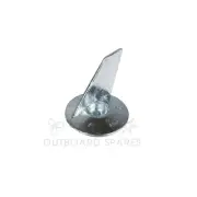 A New Mercury Mariner Tohatsu Zinc Anode for 25, 30hp Outboard (Part # 853762)