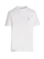 [Golden Goose] Golden Goose-Small Star T Shirt Bianco-Donna S White
