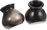 PLAFOPE Practical Sashimi Dry Ice Pot Elegant Ceramic Toothpick Box for Catered Events