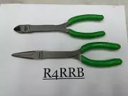 Snap-On Tools NEW 2pc GREEN Stork Needle Nose Pliers & Diagonal Cutter Lot Set