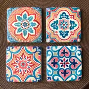 DBWH Faro Stone-Look Coasters - Set of 4
