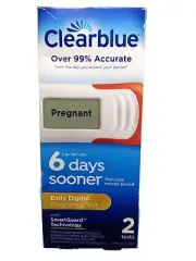 Clearblue ~ Early Digital Pregnancy Test ~ 2 Tests ~ Exp. 4/27
