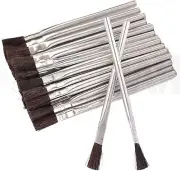 36 New 3/8" Acid/Flux/Glue/Oil/Cleaning/Paint/Hobby Brushes, 6" Long Brush