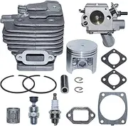 47mm Cylinder Piston Kit For Stihl MS361 MS 361 Decompression Valve Chainsaw Replacement Spare Tool Part