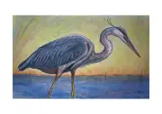 Betsy Drake Blue Heron 30 Inch By 50 Inch Comfort Floor Mat