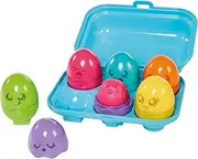 TOMY 30693081 Hide & Squeak Bright Chicks Nesting Eggs Toy