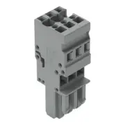 A●10pcs WAGO 769-103 1-Conductor Female Connector 3-Pole 4,00 mm2 Gray New